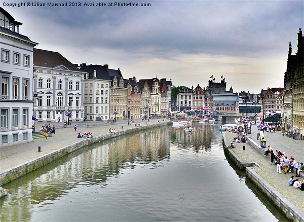 Ghent-Belgium Picture Board by Lilian Marshall