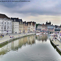 Buy canvas prints of Ghent-Belgium by Lilian Marshall