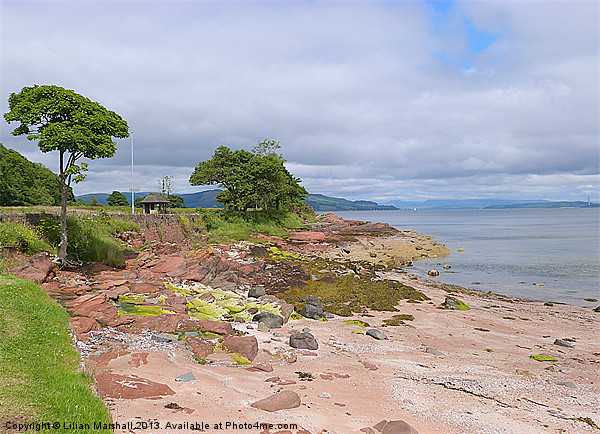 Kerrycroy Bay. Picture Board by Lilian Marshall