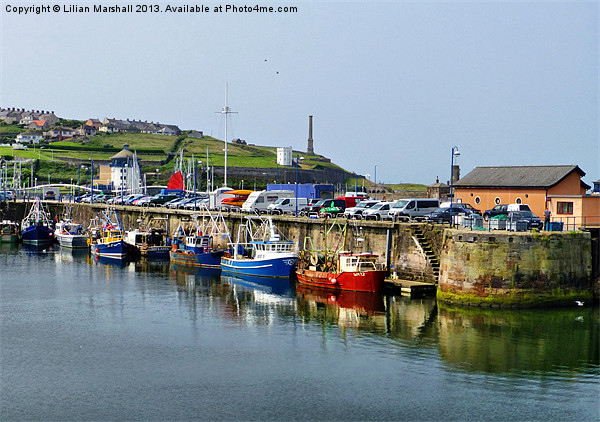 Whitehaven Harbour. Picture Board by Lilian Marshall