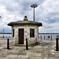 Buy canvas prints of The Watchmans Hut. by Lilian Marshall