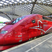 Buy canvas prints of Thalys High Speed Train. by Lilian Marshall