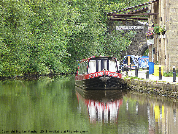 The Rochdale Canal. Picture Board by Lilian Marshall