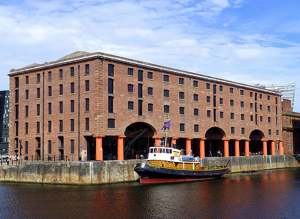 Albert Dock Picture Board by Lilian Marshall