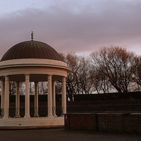 Buy canvas prints of The Bandstand by Lilian Marshall