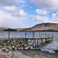 Buy canvas prints of Derwentwater by Lilian Marshall
