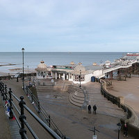 Buy canvas prints of Cromer Pier by Lilian Marshall