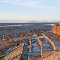 Buy canvas prints of Sea Defences at Anchorsholme. by Lilian Marshall