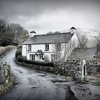 Buy canvas prints of Down the Lane. by Lilian Marshall