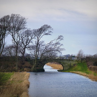 Buy canvas prints of Lancaster Canal. by Lilian Marshall