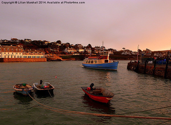 Returning to St Mawes. Picture Board by Lilian Marshall