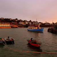 Buy canvas prints of Returning to St Mawes. by Lilian Marshall