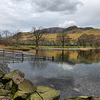 Buy canvas prints of Buttermere Lake . by Lilian Marshall