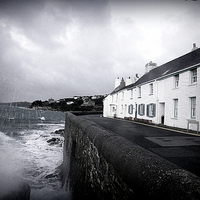 Buy canvas prints of Fishermans Cottages by Lilian Marshall