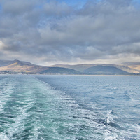 Buy canvas prints of Leaving Isle of Arran by Lilian Marshall
