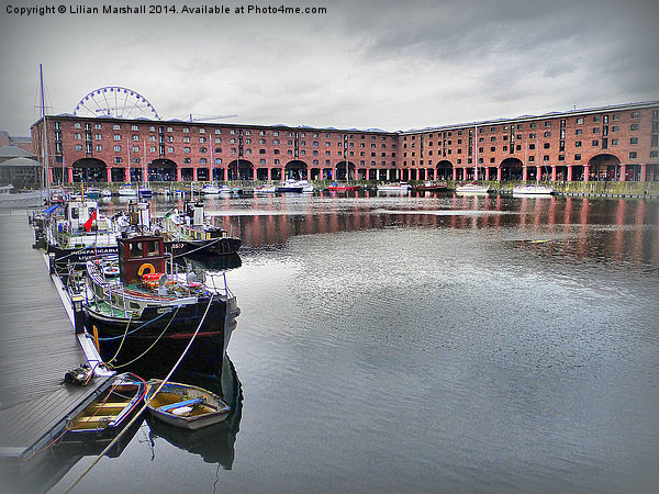 Albert Dock. Picture Board by Lilian Marshall