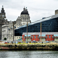Buy canvas prints of Liverpool by Lilian Marshall