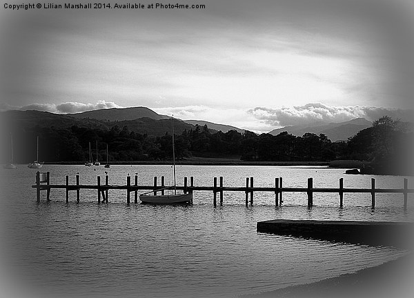 Lake Windermere Picture Board by Lilian Marshall
