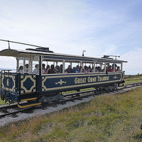 Buy canvas prints of  The Great Orme Tramway. by Lilian Marshall