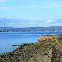 Buy canvas prints of Rothesay Promenade, by Lilian Marshall