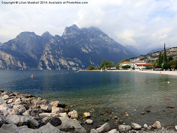 Lake Garda, Italy, Picture Board by Lilian Marshall