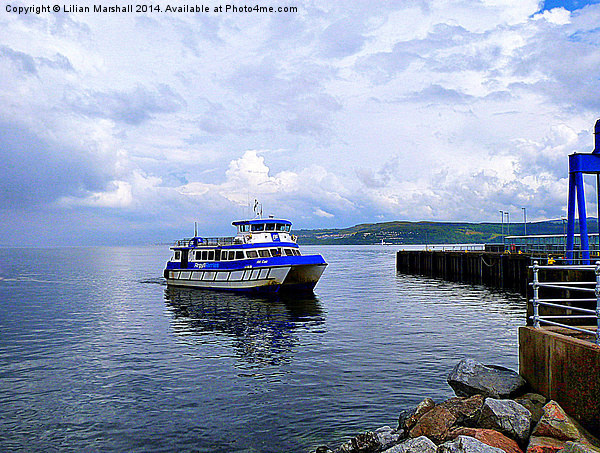  Dunoon Harbour. Picture Board by Lilian Marshall