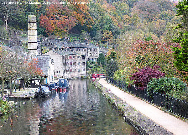  Autumn at Hebden. Picture Board by Lilian Marshall