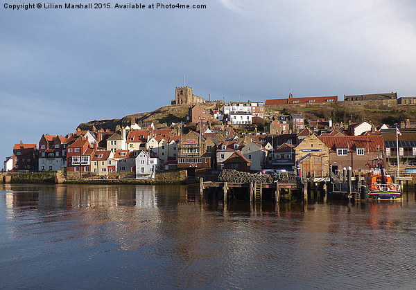  East Cliff Whitby. Picture Board by Lilian Marshall