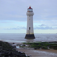 Buy canvas prints of  Perch Rock Lighthouse.  by Lilian Marshall