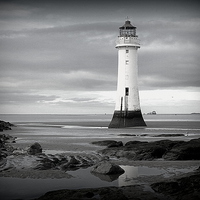 Buy canvas prints of  Perch Rock Lighthouse.  by Lilian Marshall