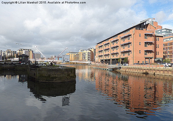  Clarence Dock .Leeds. Picture Board by Lilian Marshall