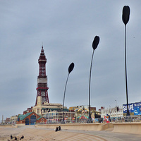 Buy canvas prints of Blackpool Promenade.  by Lilian Marshall