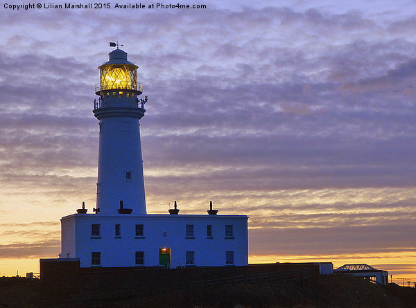  Flamborough Lighthouse, Picture Board by Lilian Marshall