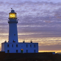 Buy canvas prints of  Flamborough Lighthouse, by Lilian Marshall