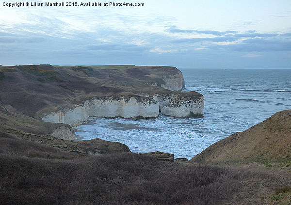  The Cove Flamborough. Picture Board by Lilian Marshall