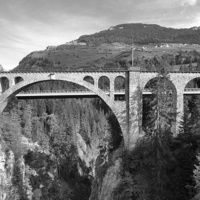 Buy canvas prints of Soliser Viaduct.  by Lilian Marshall