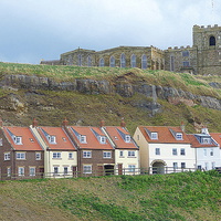 Buy canvas prints of  St Marys Church-Whitby. by Lilian Marshall