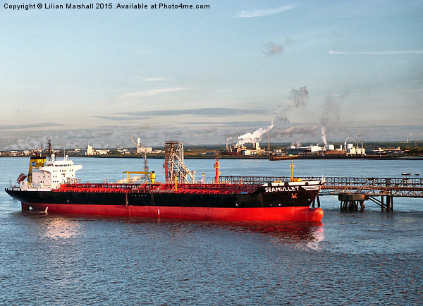  The Seamullet Oil Products Tanker. Picture Board by Lilian Marshall