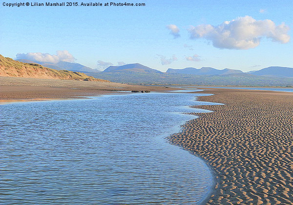  Newborough Beach. Anglesey. Picture Board by Lilian Marshall