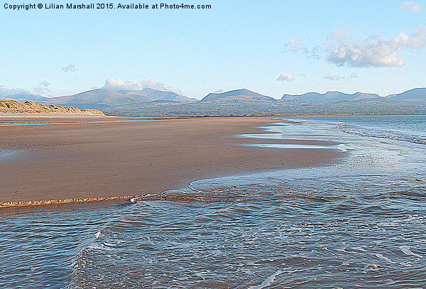  Newborough Beach. Anglesey. Picture Board by Lilian Marshall