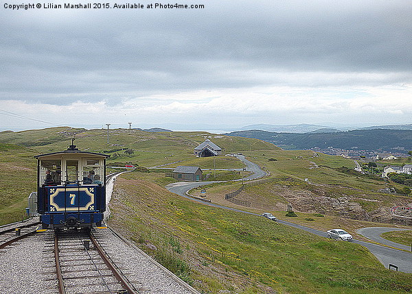  The  Great Orme Tramway Picture Board by Lilian Marshall