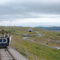 Buy canvas prints of  The  Great Orme Tramway by Lilian Marshall