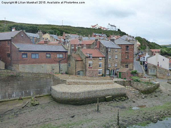  Staithes Harbour, Picture Board by Lilian Marshall