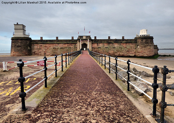  Fort Perch Rock. Picture Board by Lilian Marshall