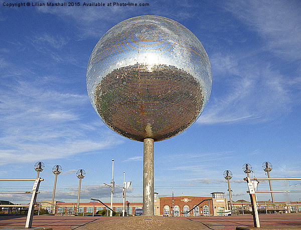  The Giant Glitterball.  Picture Board by Lilian Marshall