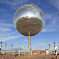 Buy canvas prints of  The Giant Glitterball.  by Lilian Marshall