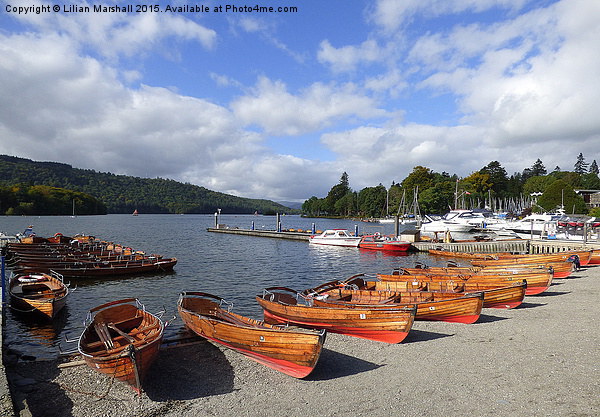  Lake Windermere.at Bowness.  Picture Board by Lilian Marshall