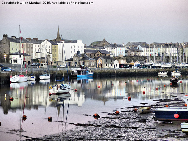  Caernarfon Harbour  Picture Board by Lilian Marshall