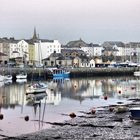 Buy canvas prints of  Caernarfon Harbour  by Lilian Marshall