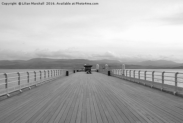 Beaumaris Pier . Picture Board by Lilian Marshall